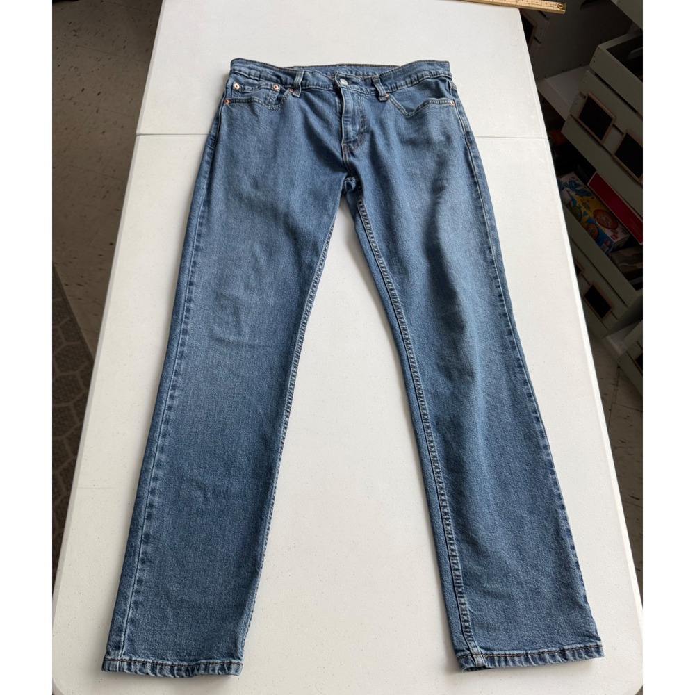 Levis 511 Slim Fit Mens Jeans 33x32 Medium Wash Blue Denim 04511-5953